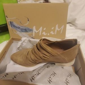 Mi.iM Fresoul caramel  shredded booties